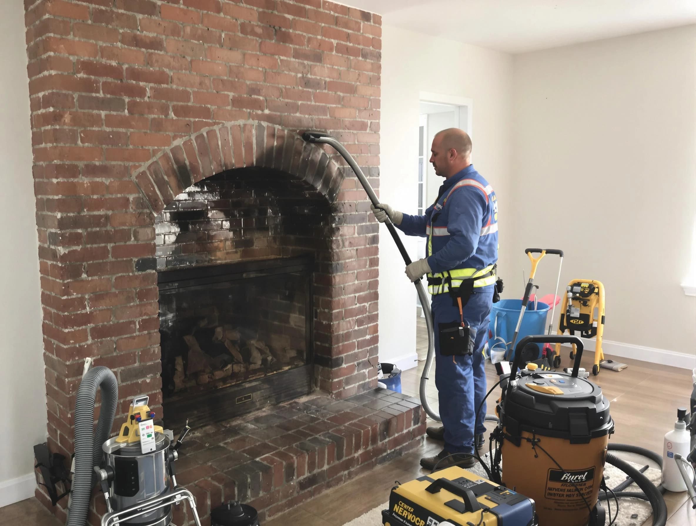 Beaver Falls Chimney Sweep expert performing detailed chimney sweep in Beaver Falls, PA