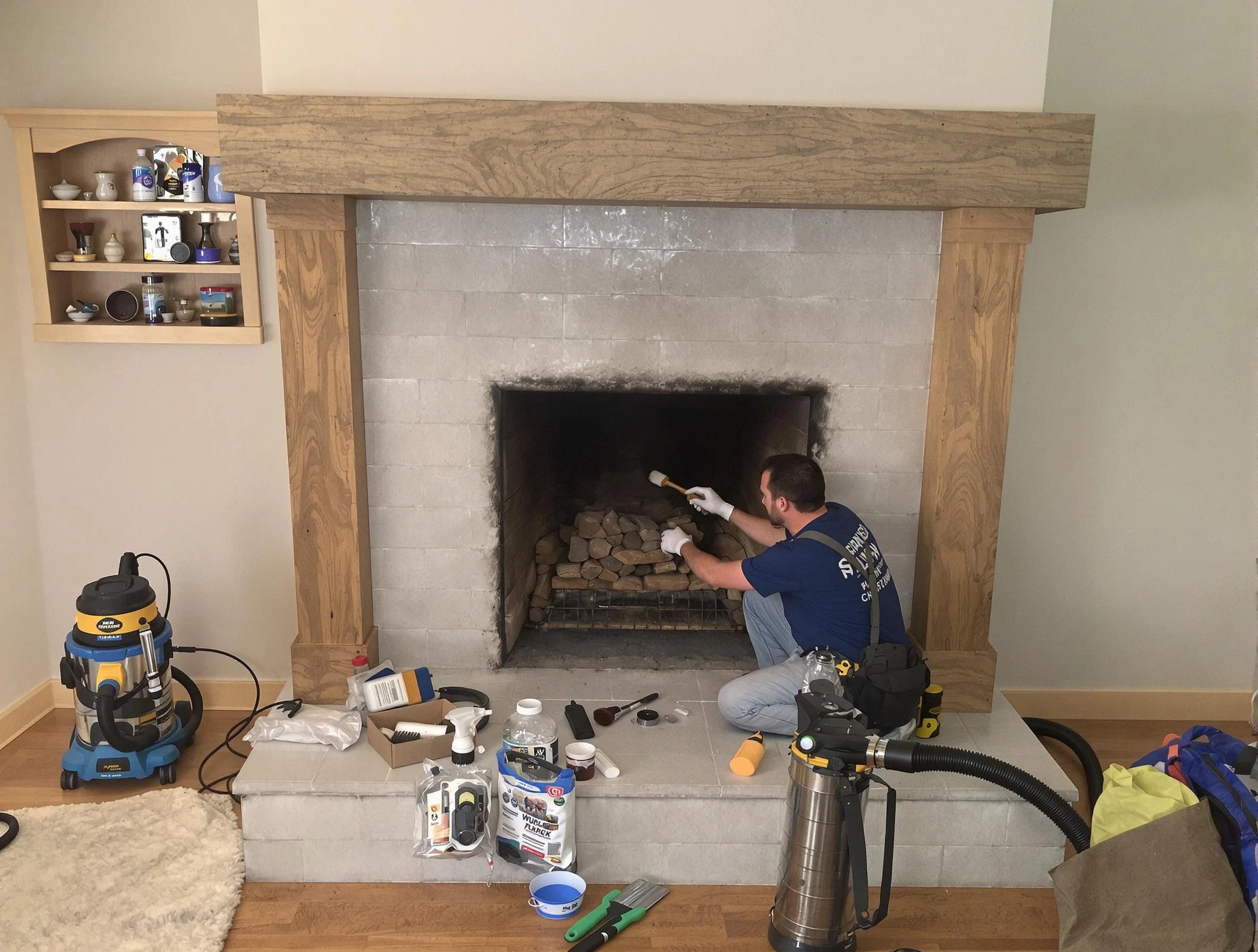 Detailed creosote removal process by Beaver Falls Chimney Sweep in Beaver Falls, PA