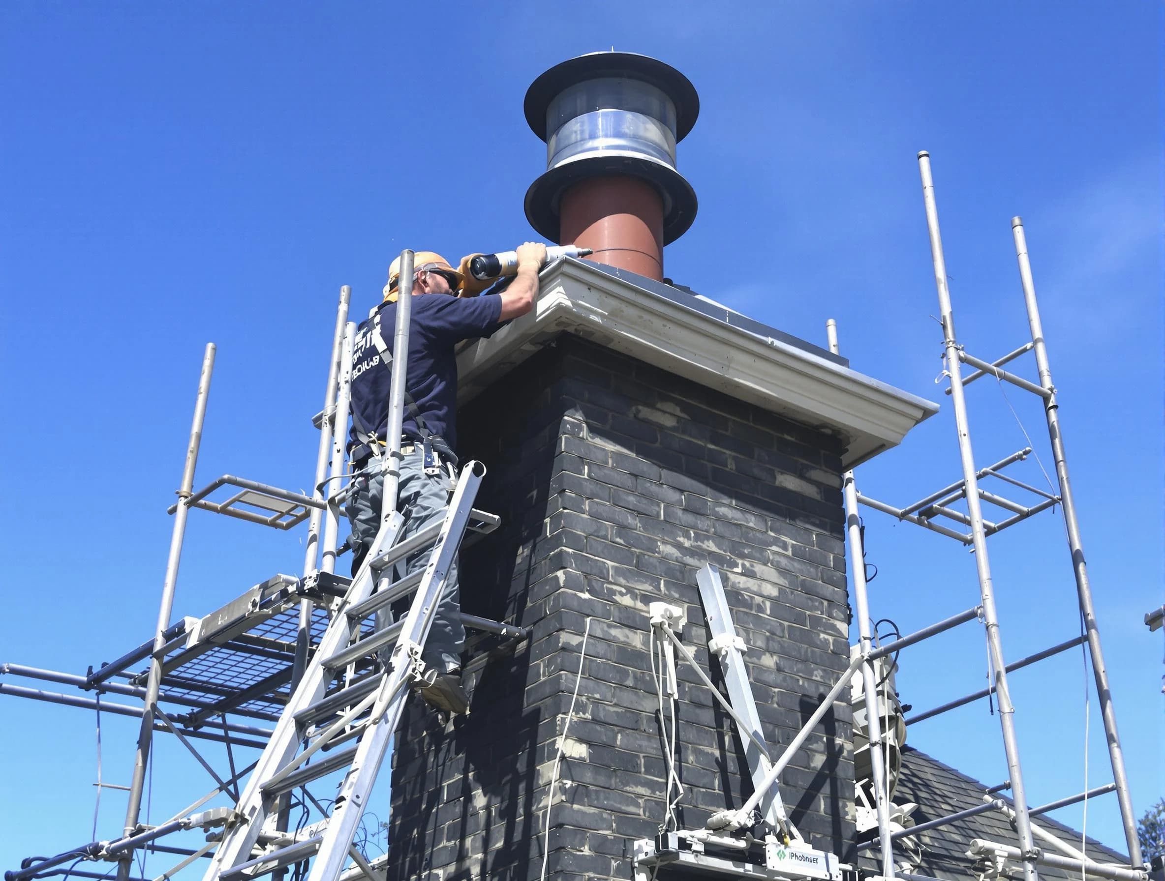 Sturdy chimney crown finished by Beaver Falls Chimney Sweep in Beaver Falls, PA