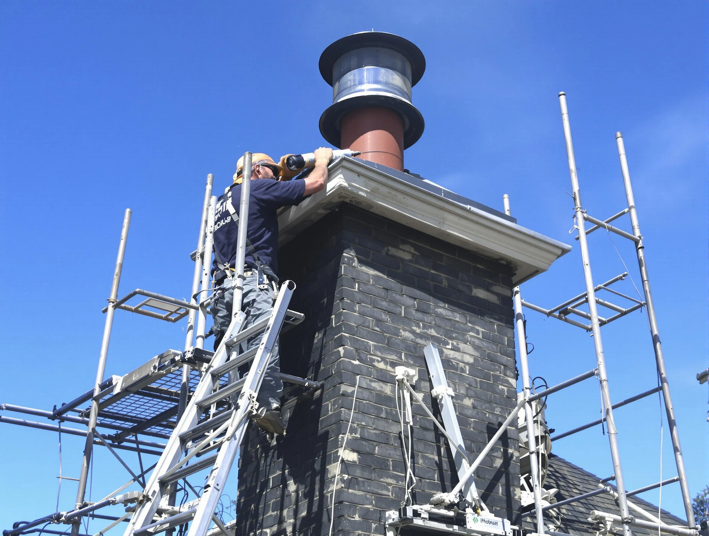 Sturdy chimney crown finished by Beaver Falls Chimney Sweep in Beaver Falls, PA