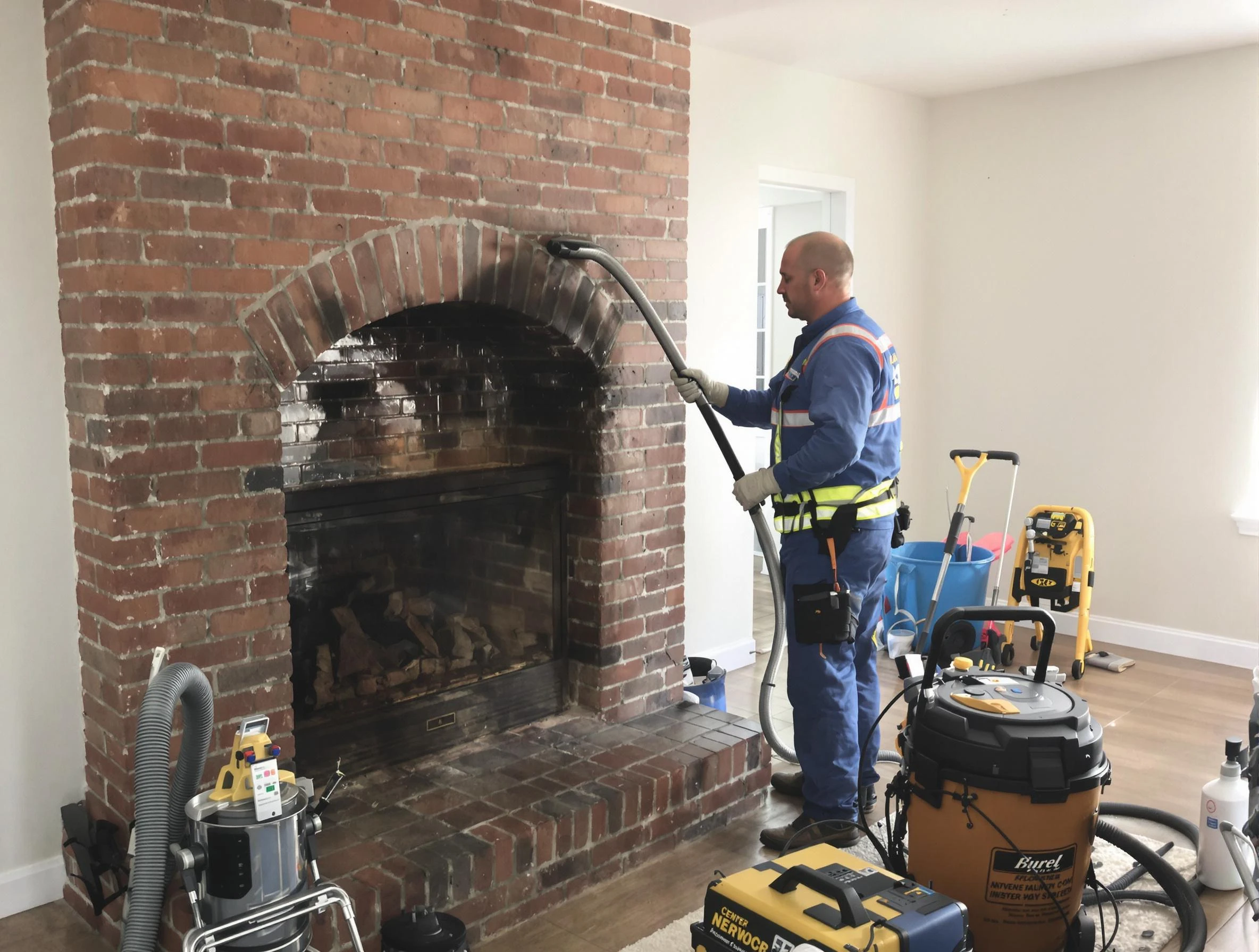 Beaver Falls Chimney Sweep expert performing detailed chimney sweep in Beaver Falls, PA