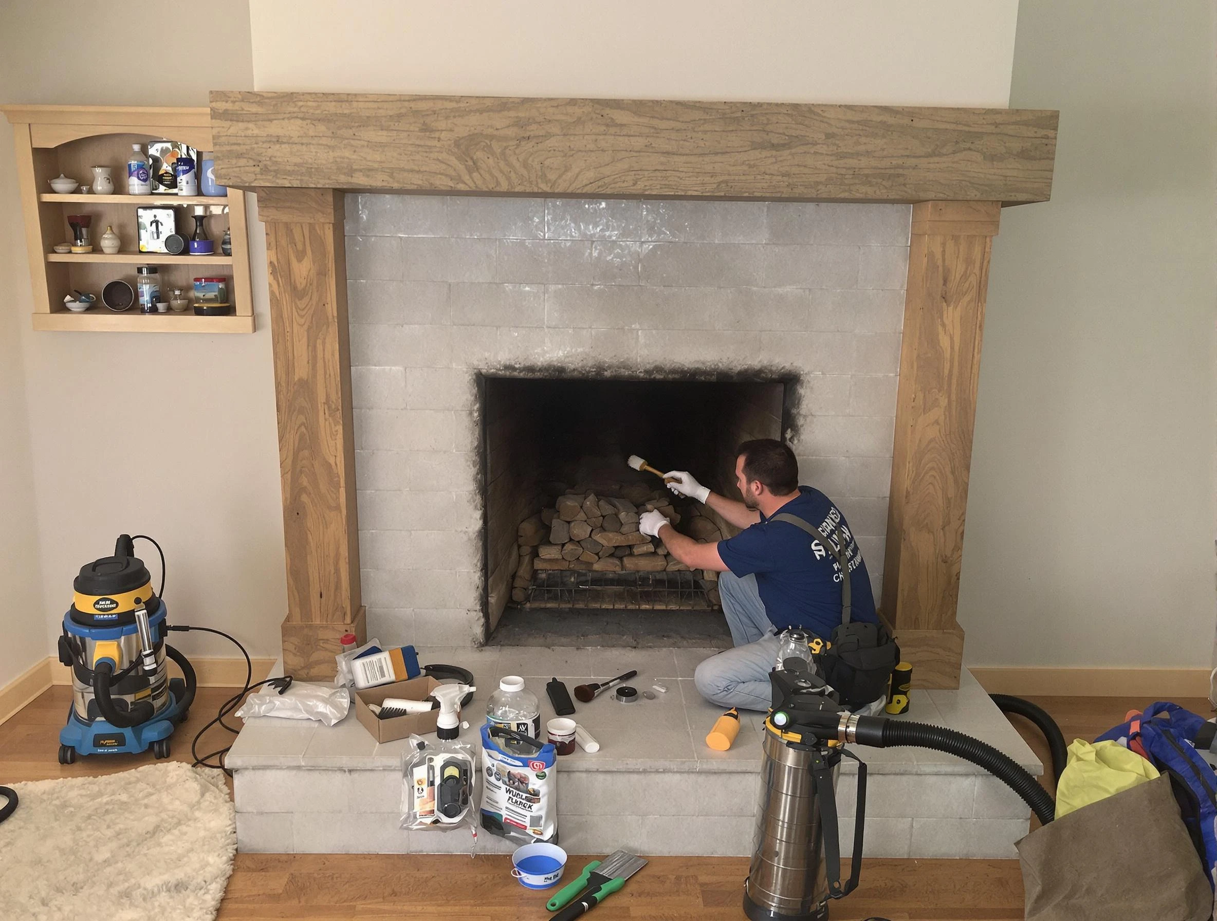 Detailed creosote removal process by Beaver Falls Chimney Sweep in Beaver Falls, PA
